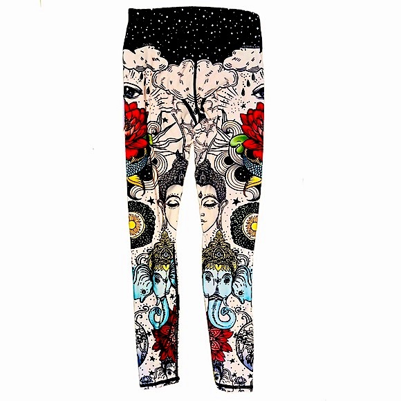 So Zen Tattoo Design  Leggings - Picture 4 of 12